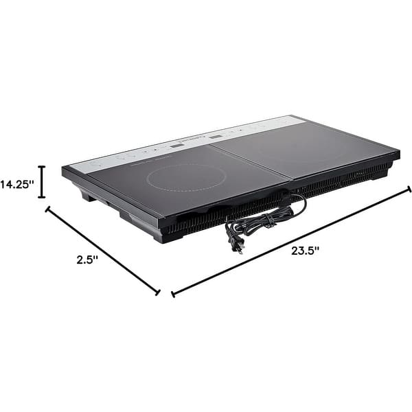 Cuisinart ICT60FR Double Induction Cooktop, Black Certified