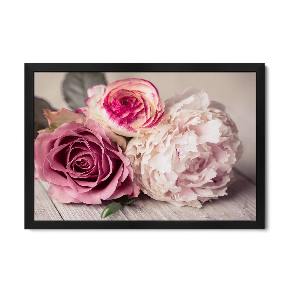 Bouquet Premium Framed Poster by Symposium Design
