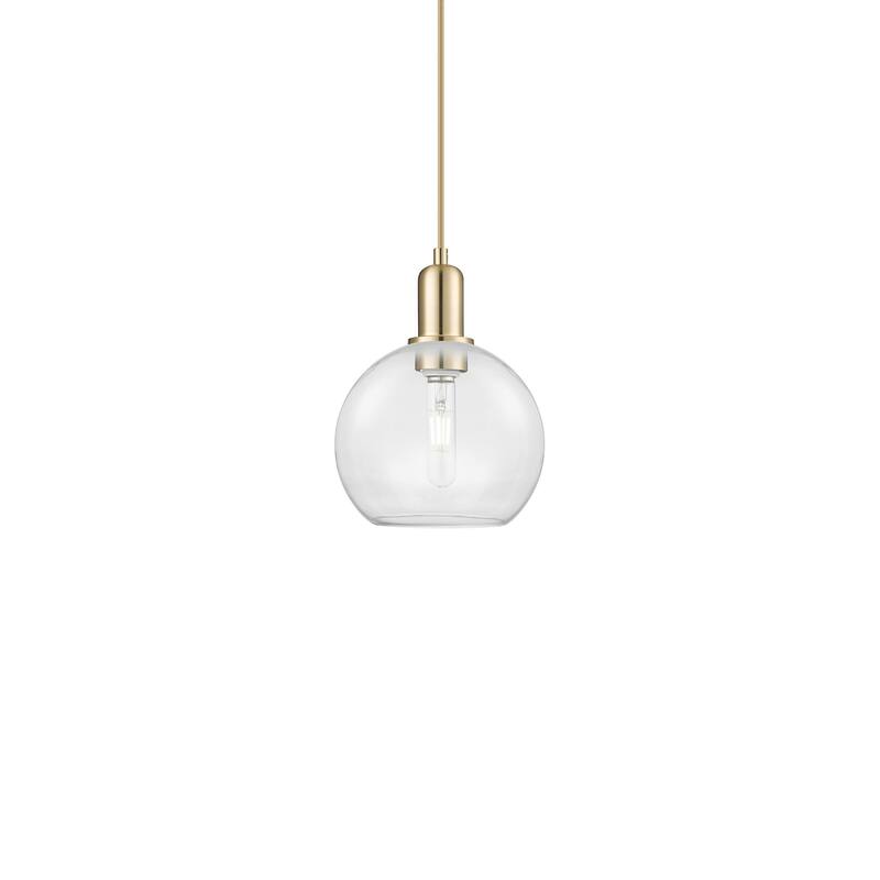 Innovations Lighting 716-1P-11-8 Athens Pendant Athens 8" Wide Mini - Champagne Bronze / Clear