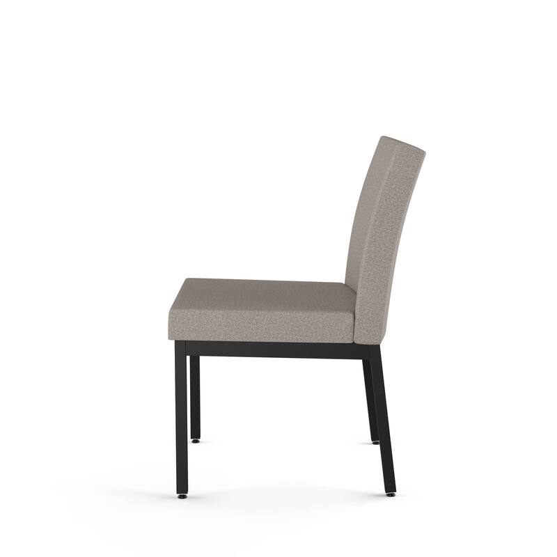 Amisco Perry Set of 2 Upholstered Dining Chairs with Metal Legs