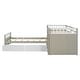 preview thumbnail 16 of 25, L-shaped Space-Saving Twin Loft and Twin Platform Bed with 7 Drawers
