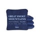 preview thumbnail 1 of 9, Great Smoky Mountains Dual Sided Pro Cornhole Bags (Set of 4) Blue