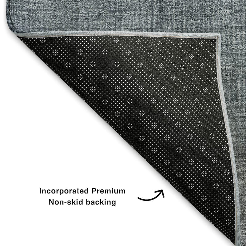 Premium Washable Super Soft Solid Ombre Mayfield Rug
