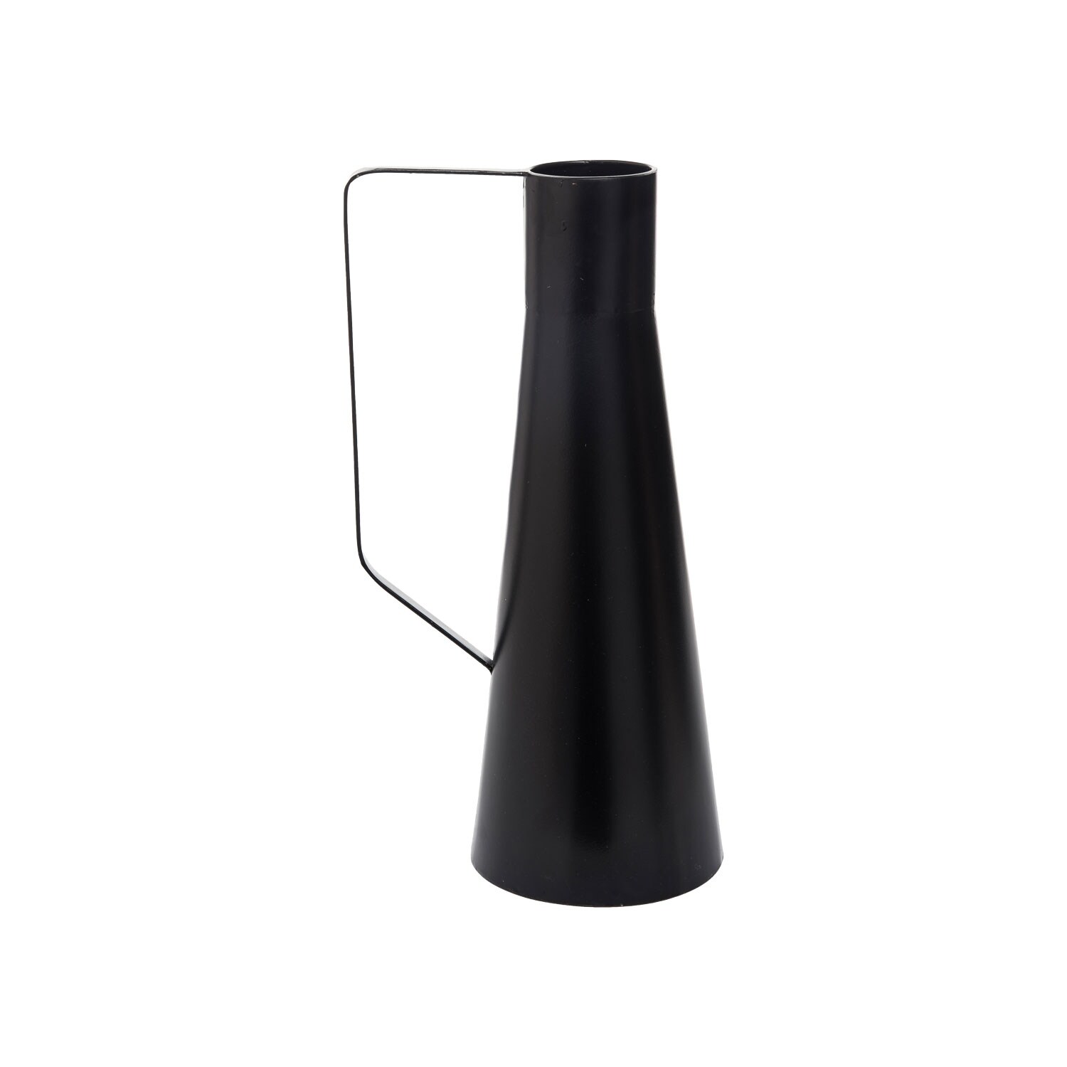 Shop Foreside Home Garden Black Modern Metal Decorative Vase