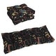 preview thumbnail 5 of 7, Tufted Tapestry Settee Cushions (Set of 3, Multiple Patterns) - 42 x 19 Spin City
