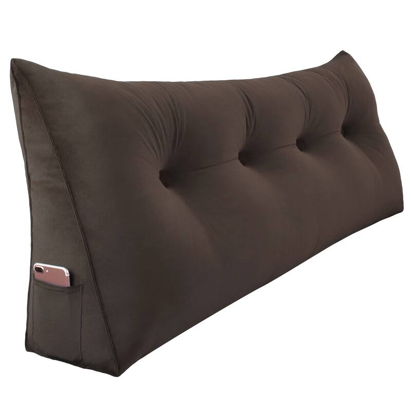 WOWMAX Bed Wedge Bolster Sit Up Reading Pillow Backrest