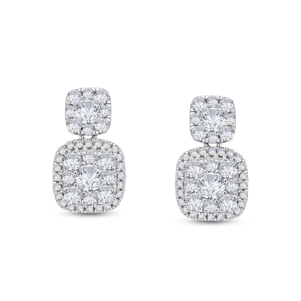 10KW Round Diamond 1 CTW Earrings