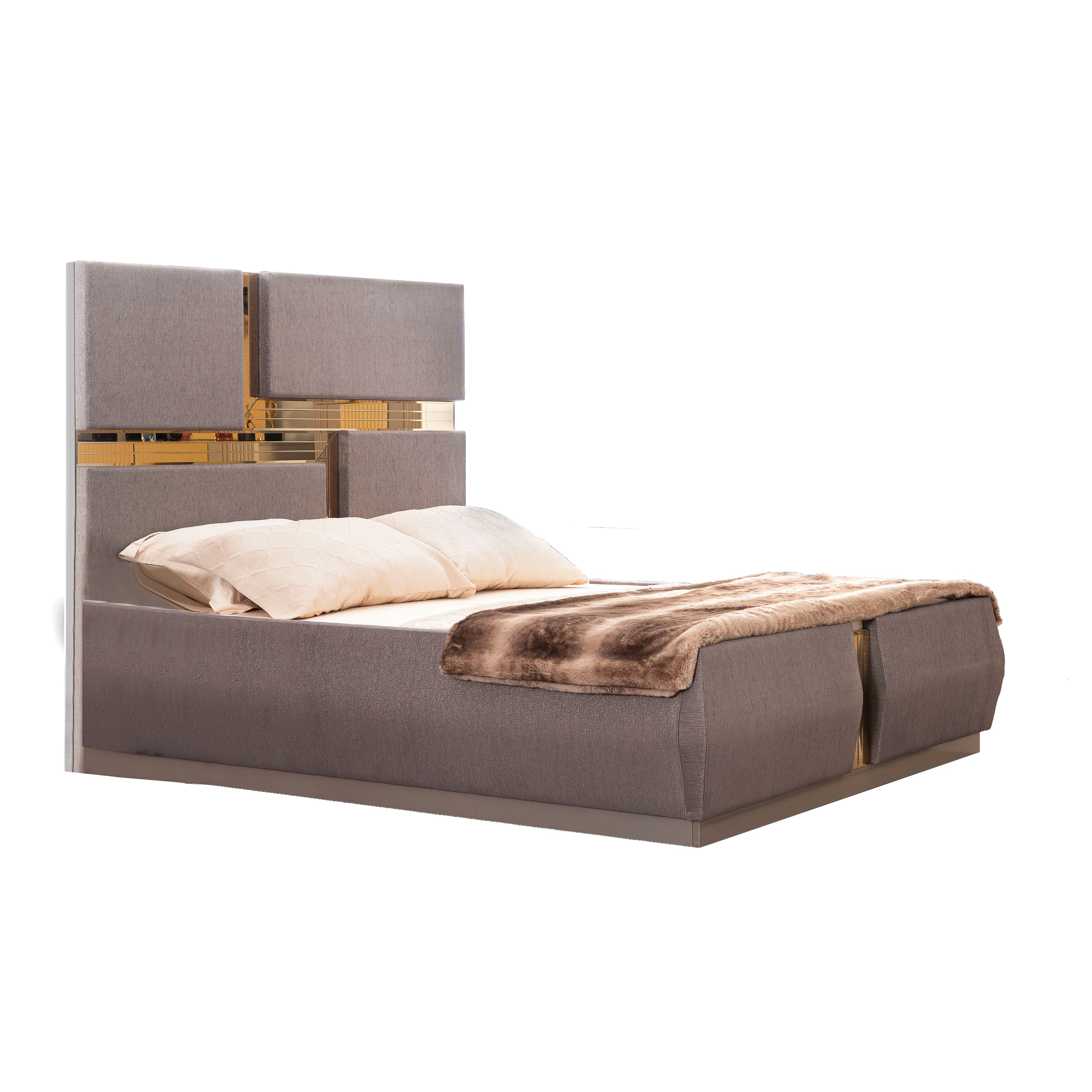 Lorenzo fabric upholstered bed frame discount