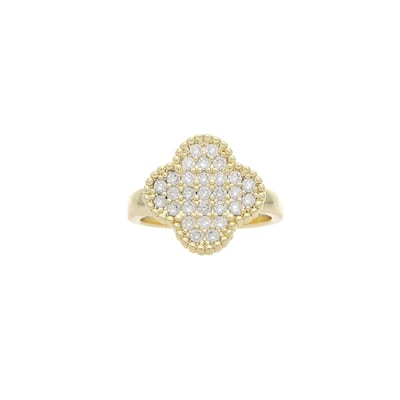 Pavé Clover Ring