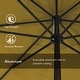preview thumbnail 83 of 143, North Bend 9-foot Round Auto-tilt, Bronze Finish, Sunbrella Patio Umbrella by Havenside Home