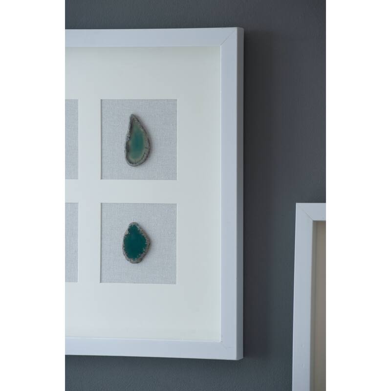S/2 15.57x1.2x15.7" Shadow Box Wall Décor
