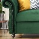preview thumbnail 3 of 14, Somerville Chesterfield Tufted Velvet Sofa by Christopher Knight Home
