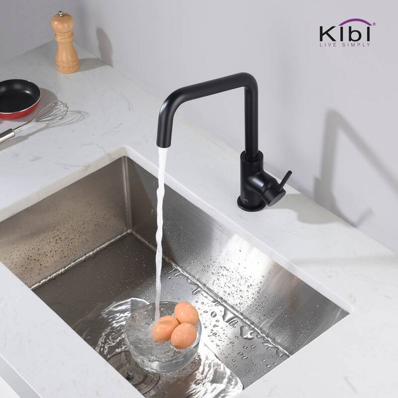 Single-Hole 1-Handle Kitchen Bar/Prep Sink Faucet
