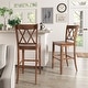 preview thumbnail 9 of 11, Eleanor X Back Bar Height Chairs (Set of 2) by iNSPIRE Q Classic
