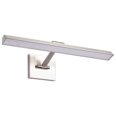 Hazel 2 Foot LED Picture Light 3 CCT Selectable Brushed Nickel Finish Acrylic Lens - Brushed Nickel
