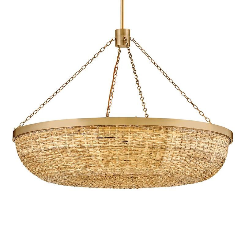 Hinkley Lighting 48426 Sanibel 8 Light 36" Wide LED Pendant with Woven