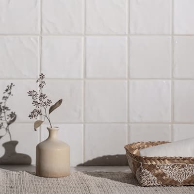 Harvest 4 in. x 4 in. Glazed Ceramic Wall Tile