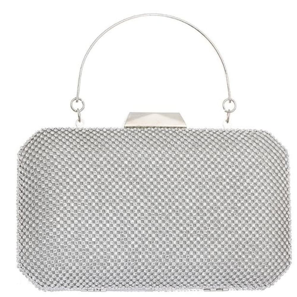 silver clutch purse under $20