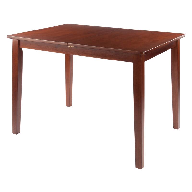 Darren Dining Table, Extension Top, Walnut - 56.93 x 31.5 x 29.29 inches
