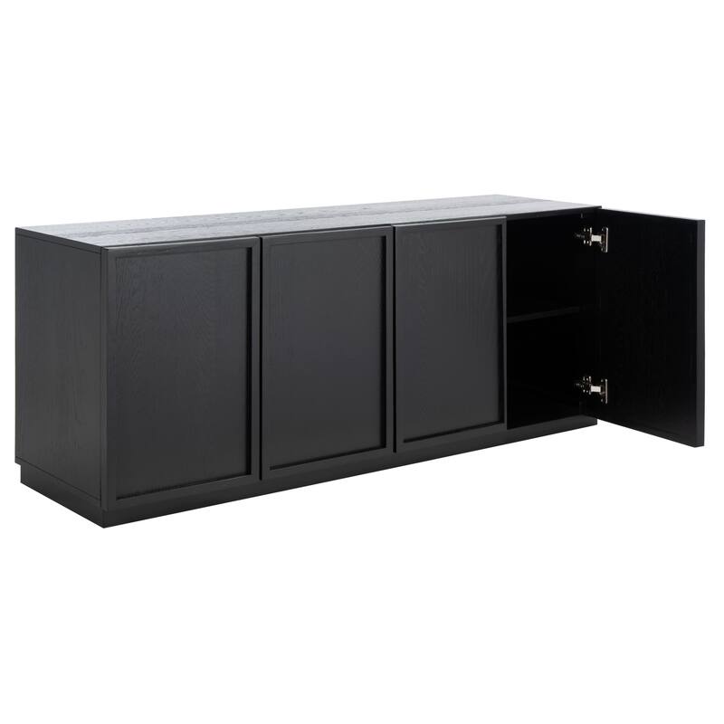 SAFAVIEH Couture Zeus 4 Door Wood Media Stand - 58"W x 18"D x 24"H