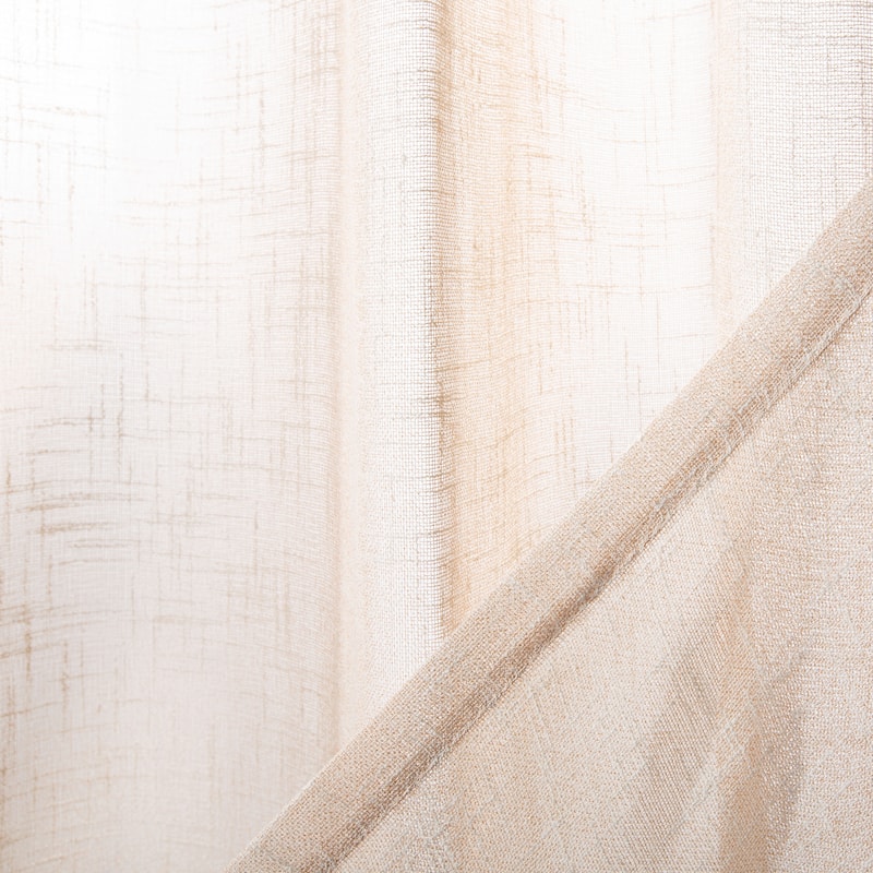 SAFAVIEH Sigune Semi-Sheer Window Curtain Panel - 52Wx96L