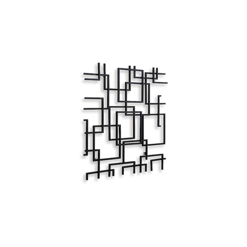Signature Design by Ashley Aadanton Black Wall Decor - 26" W x 1.5" D x 26" H