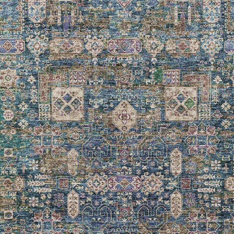 HomeRoots Oriental Transitional Rectangle Outdoor Rug