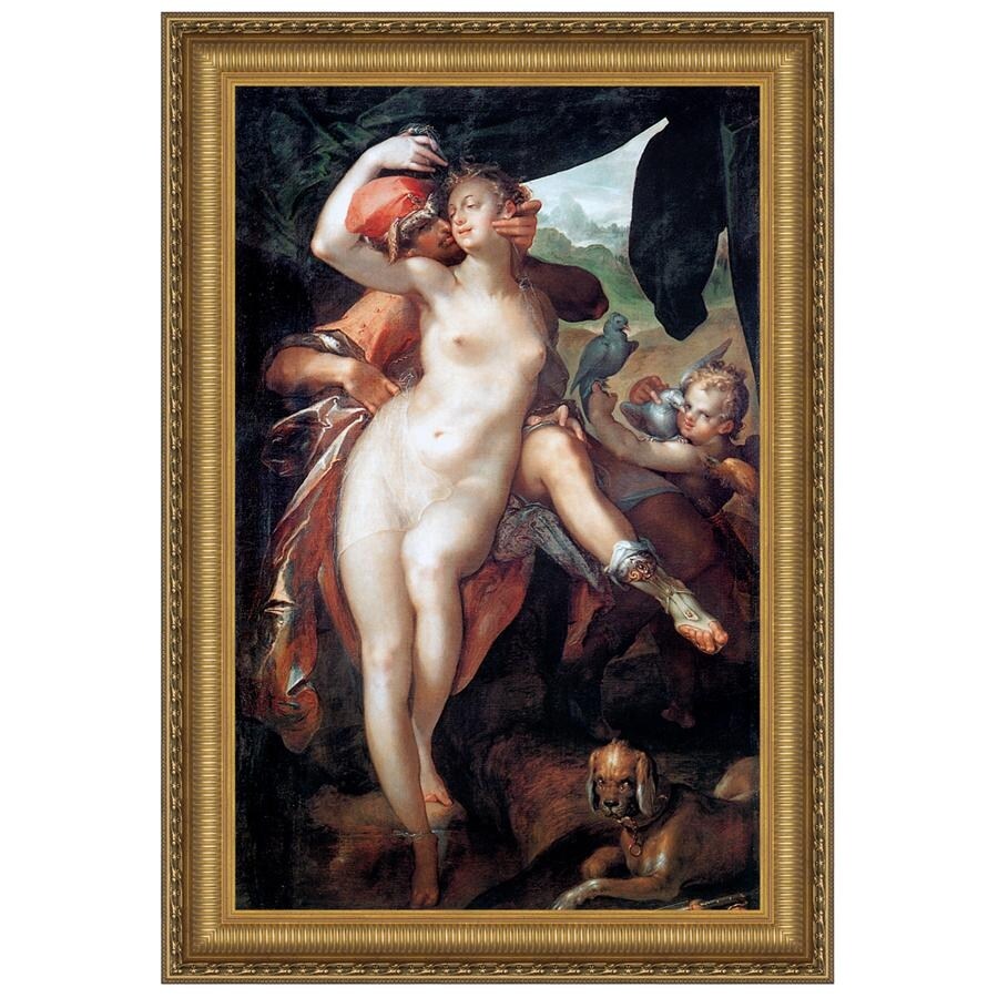 Shop 28 25x39 75 Venus And Adonis Design Toscano Mannerist