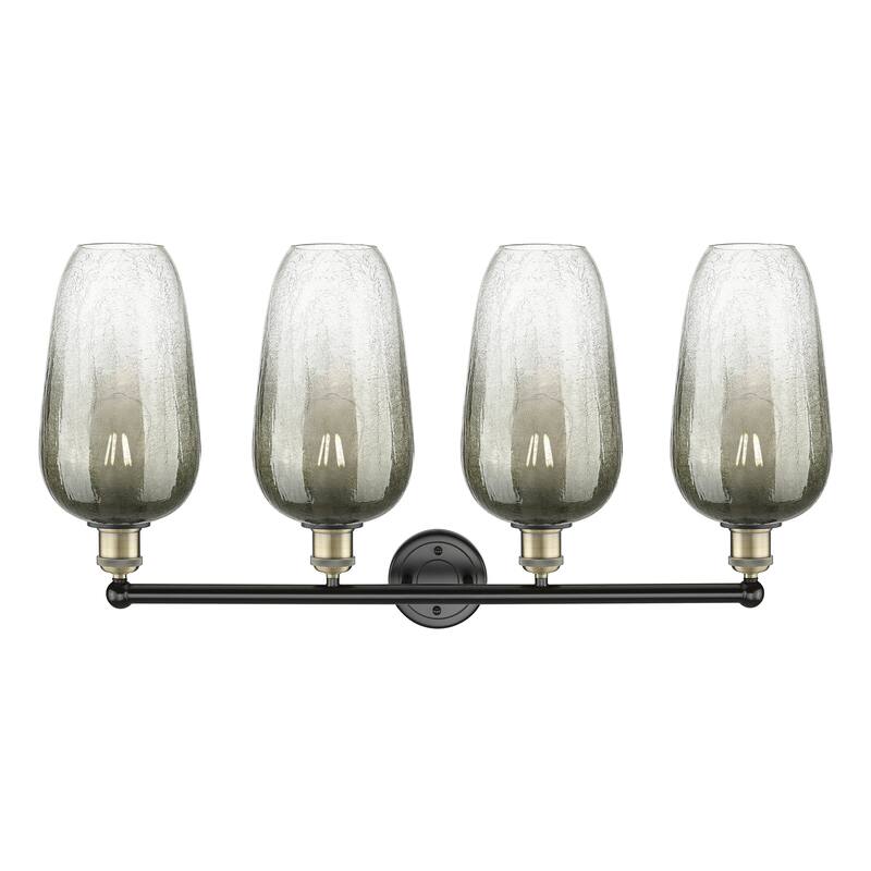 Innovations Lighting Endless Possibilities Edison - Brookhaven Flute - 4 Light 34" Bath Vanity Light