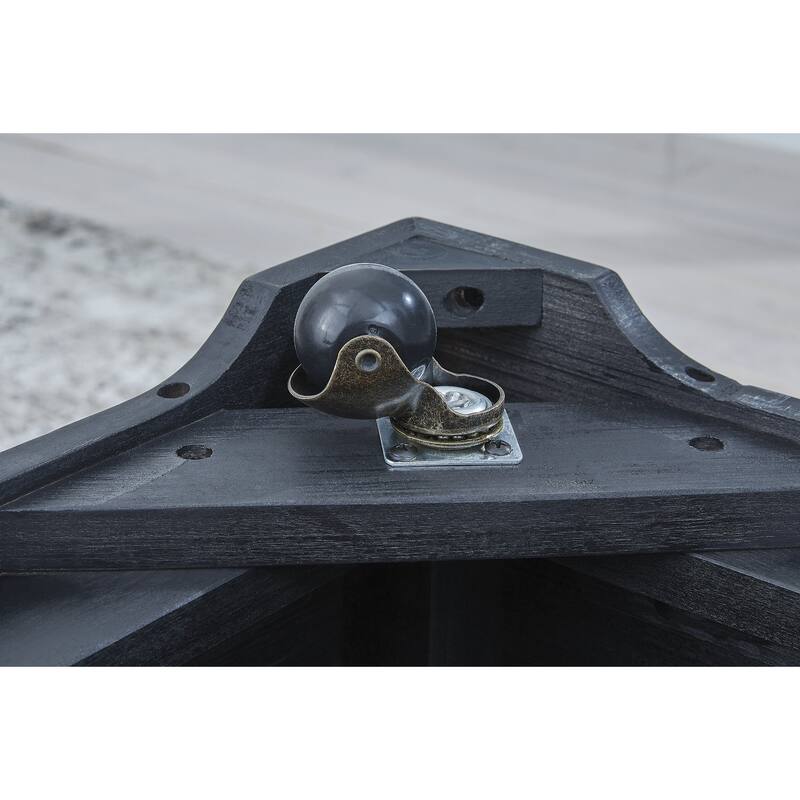 Signature Design by Ashley Wildenauer Brown/Black Lift-Top Coffee Table - 52" W x 28" D x 19" H