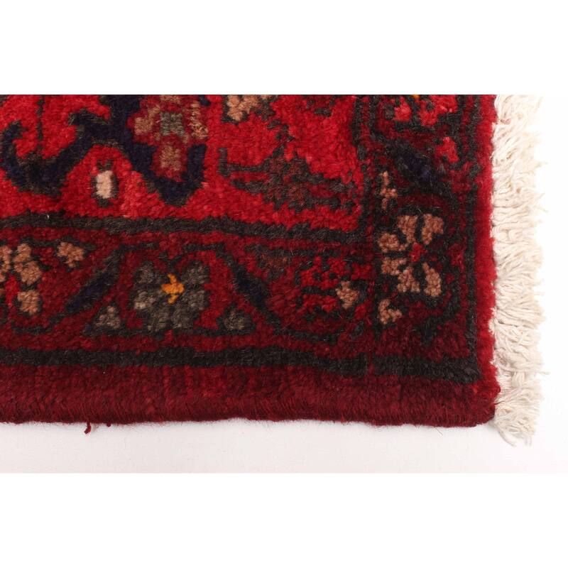ECARPETGALLERY Hand-knotted Anadol Red Wool Rug - 4'1 x 6'7