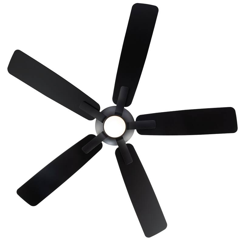 Mykonos Indoor and Outdoor 5-Blade Smart Ceiling Fan 60in with 3000K LED Light Kit and Remote Control