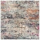 preview thumbnail 37 of 74, SAFAVIEH Madison Loane Modern Abstract Rug 11' x 11' Square - Black/Gold