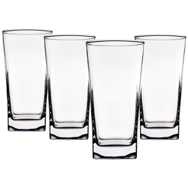 Palais Glassware Carre Collection; High Quality Glassware Set - Square Shaped