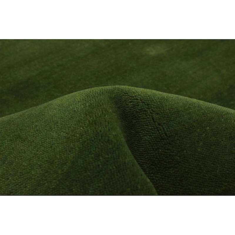 Kashkuli Gabbeh Green Rug 2'8" x 9'8" - 2'8 x 9'8