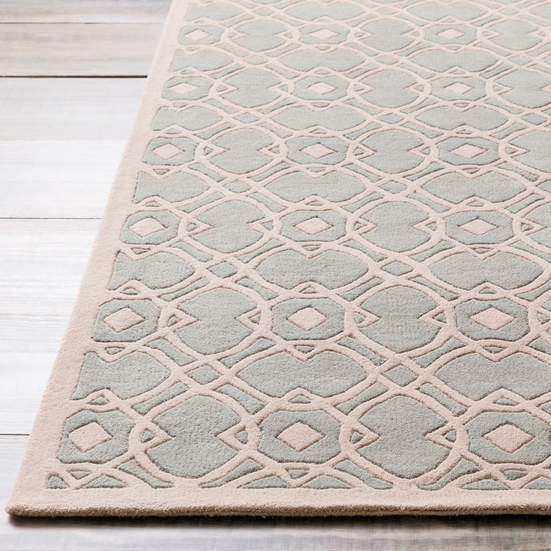 Hand-tufted Karen Contemporary Geometric Wool Area Rug