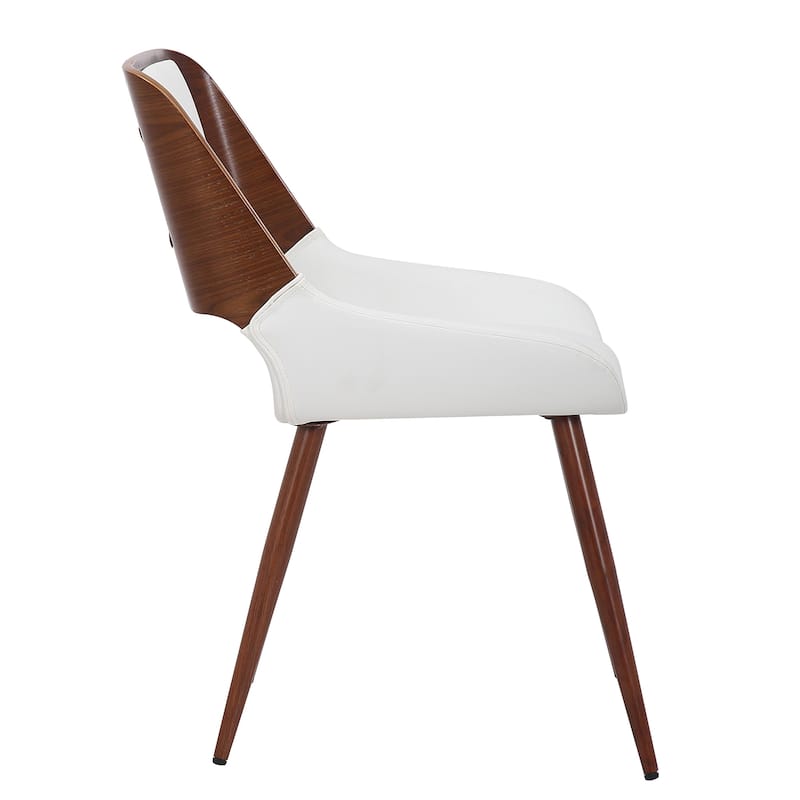 Mid-Century Modern Fabric Side Chair