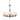 Trans Globe Cahill 5 Light Chandelier in Brushed Nickel
