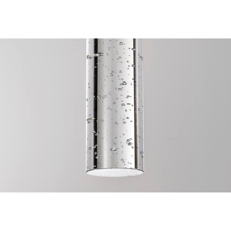 Lacey 2 Inch LED Mini Pendant RGB/TW Starfish Enabled Matte Black with K9 Bubble Crystal