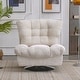 preview thumbnail 24 of 37, MCombo Swivel Accent Chair, Modern Tufted Upholstered Armless Chairs, Wide Seat Single Sofa Chair