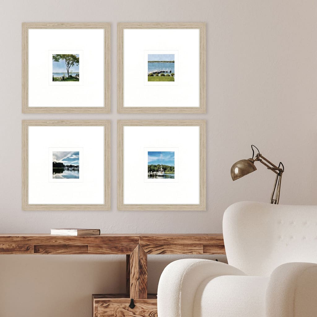 Paragon On the Water Framed Art - Set of 4