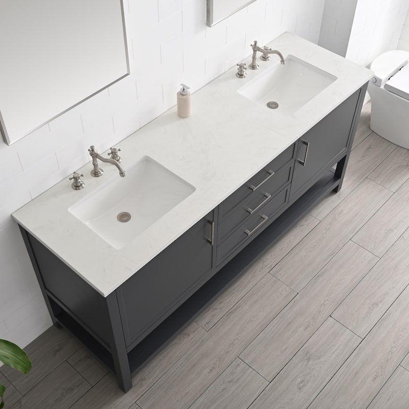 Sudio Design Arlo 72" Double Bathroom Vanity