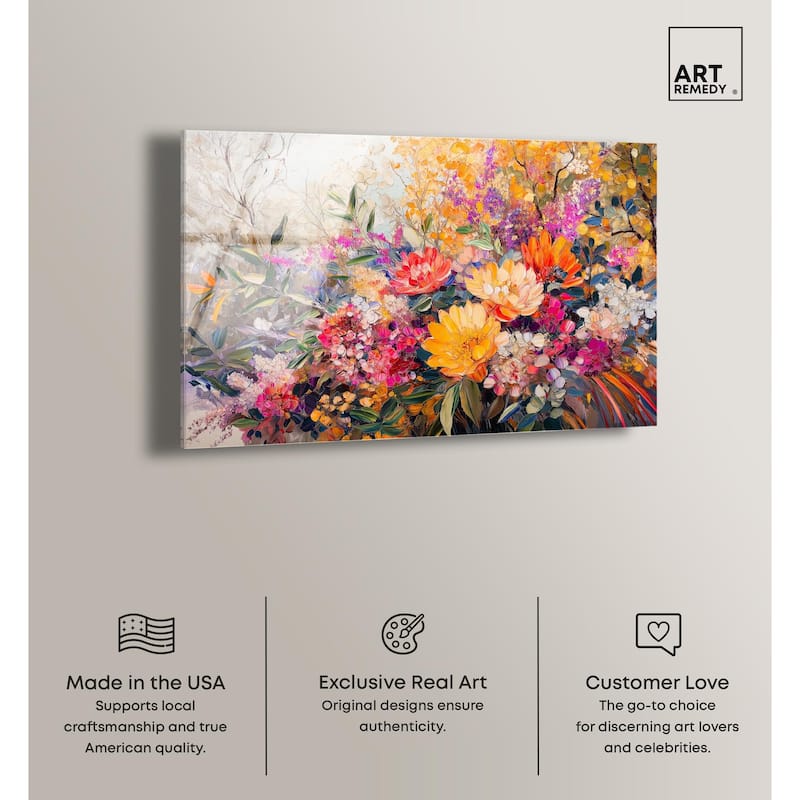 Amber Auras Acrylic by Art Remedy, Ready to Hang