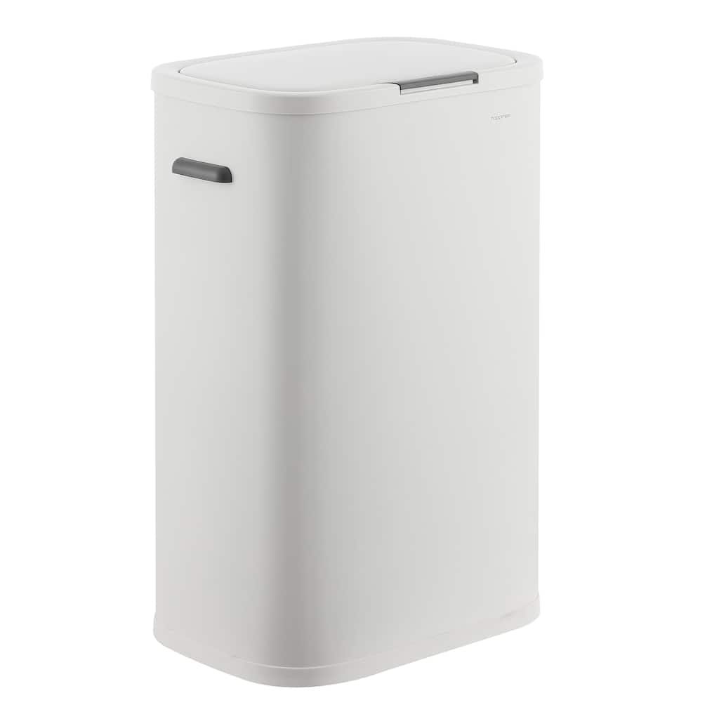 happimess Tammi Kitchen 14.5-Gallon Slim Metal Push Button Trash Can