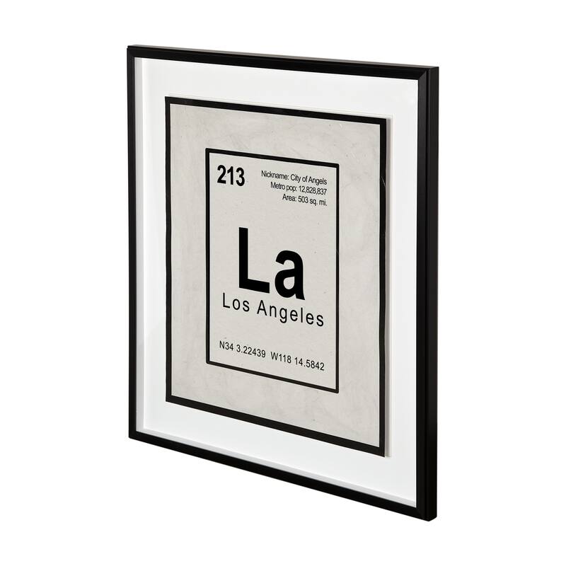 Breaking Los Angeles B Framed Art Print