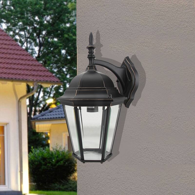 1 Light Outdoor Wall Lantern in Imperial Black