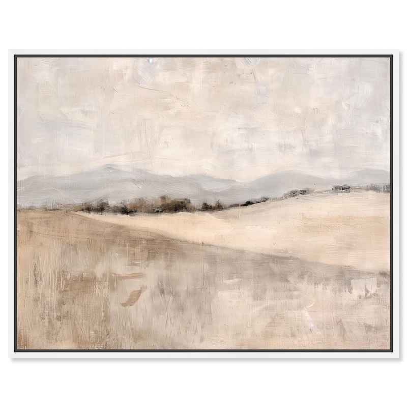 Distant Hills II Canvas by Art Remedy - White - 24" x 20"