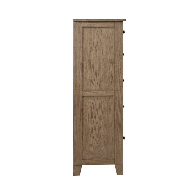Liberty Furniture Grandpa's Cabin Sleigh Bed, Dresser, Mirror, Chest, Night Stand - California King, King or Queen