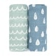 preview thumbnail 6 of 65, Muslin Swaddle Blankets, Pack 1 & 2 by Comfy Cubs Rain and Doodle - Pack of 2