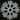 Christmas Snowflake LED Rope Light Sculpture, Pure White